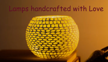 Illuminate Your Home with Elegance Handcrafted Glass Lamps