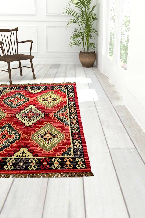 Afshar Fringed Rug ( 5ft x 8ft )