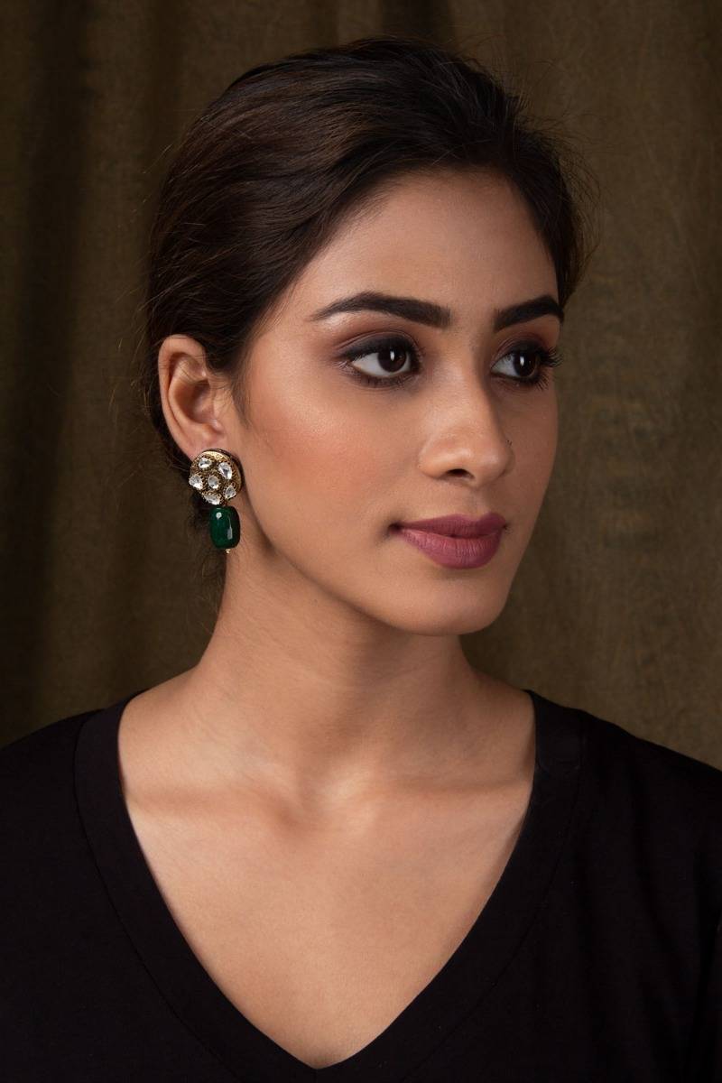 Bhinay Kundan Earrings