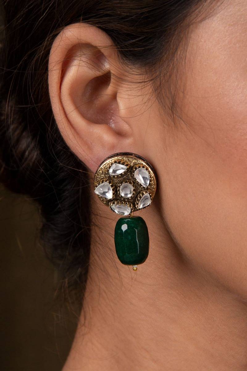 Bhinay Kundan Earrings