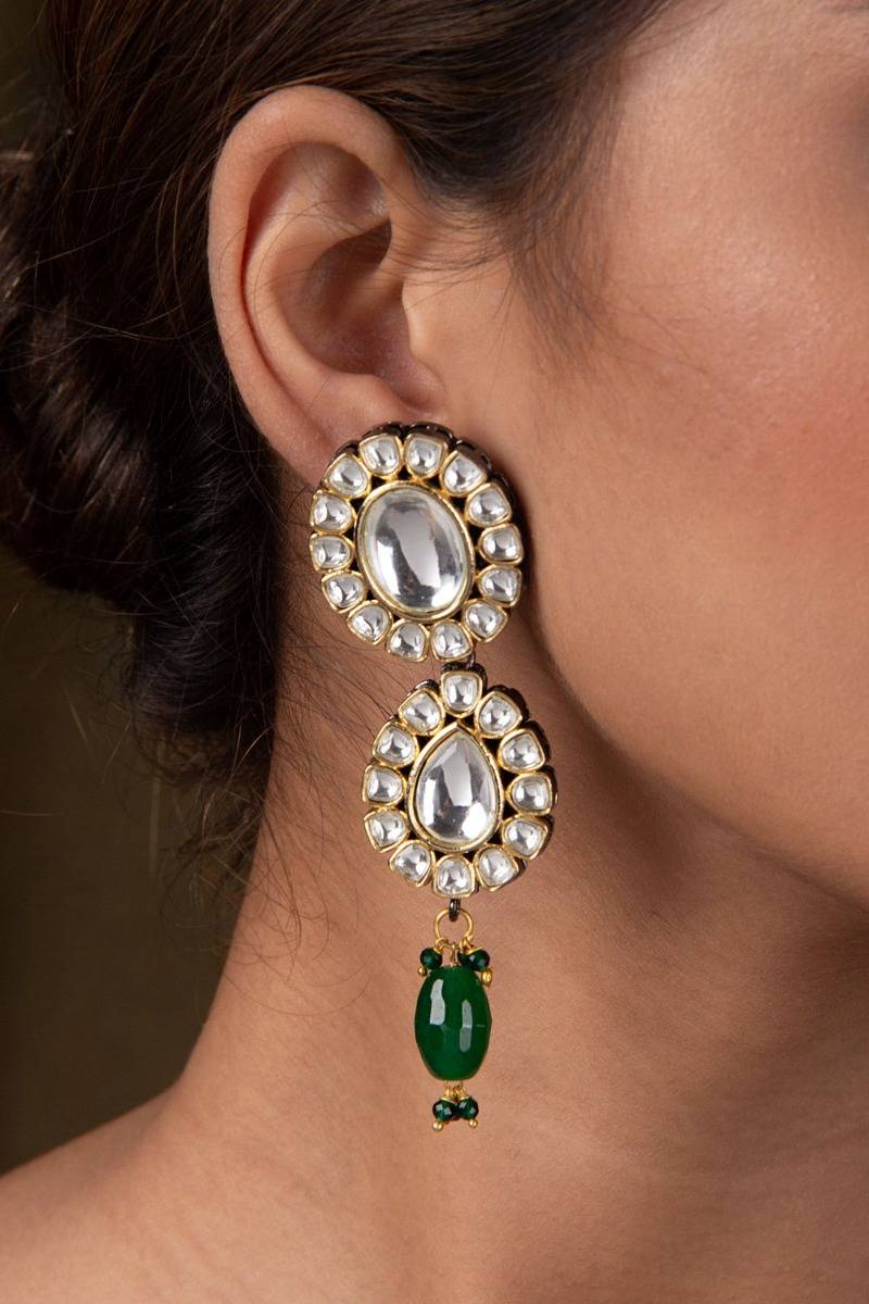 Sarwar Kundan Earrings