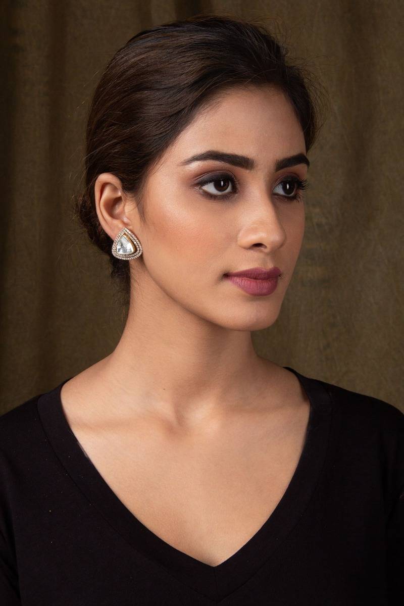 Tryazra Kundan Earrings