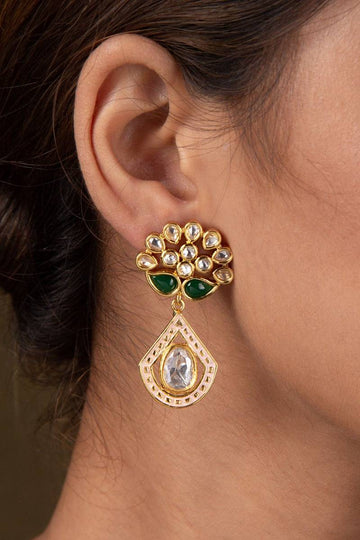 Gulaabi Kundan Earrings