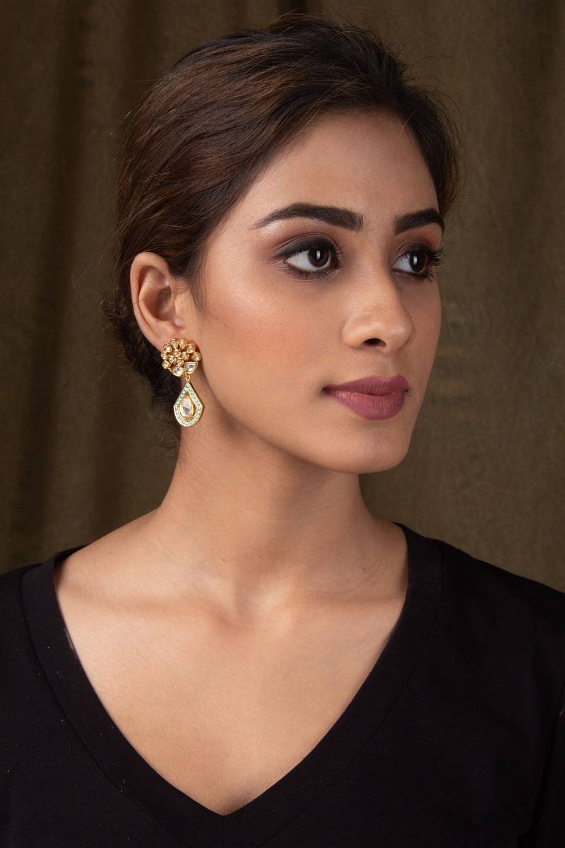 Bhauriki Kundan Earrings