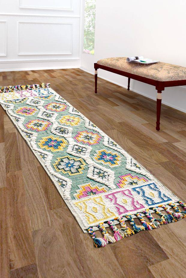 Aesthetic Tufted Runner ( 2.5ft x 9ft )