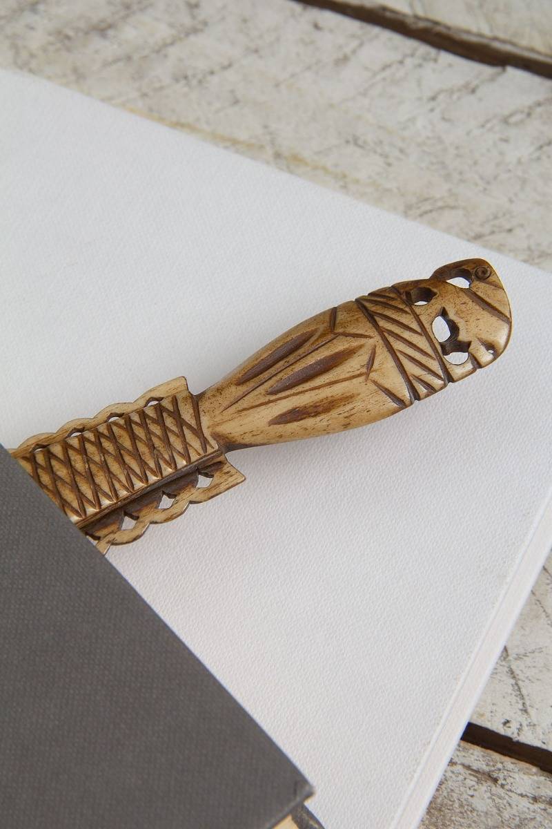 Kadru Hand-Carved Bookmark