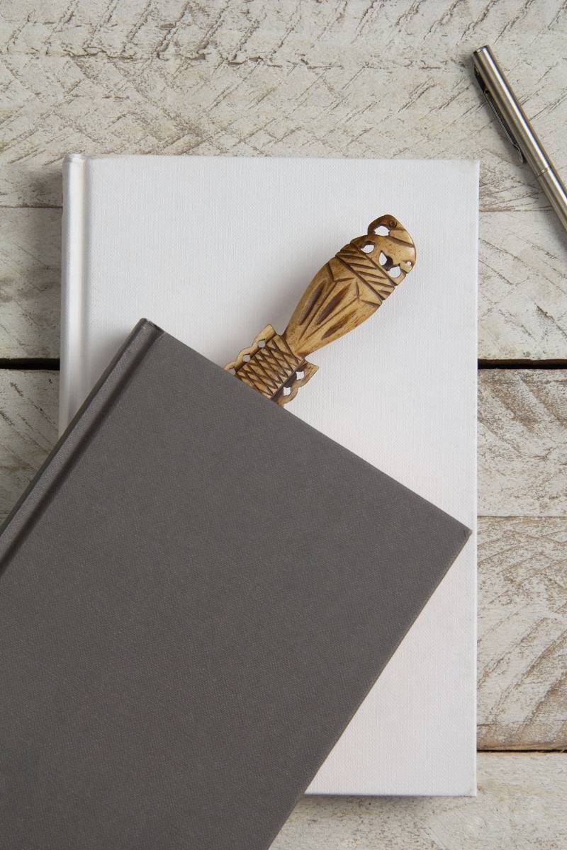 Kadru Hand-Carved Bookmark