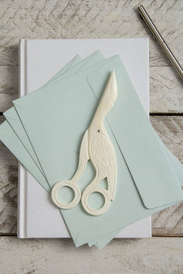 Hand-Carved Drongo Scissors