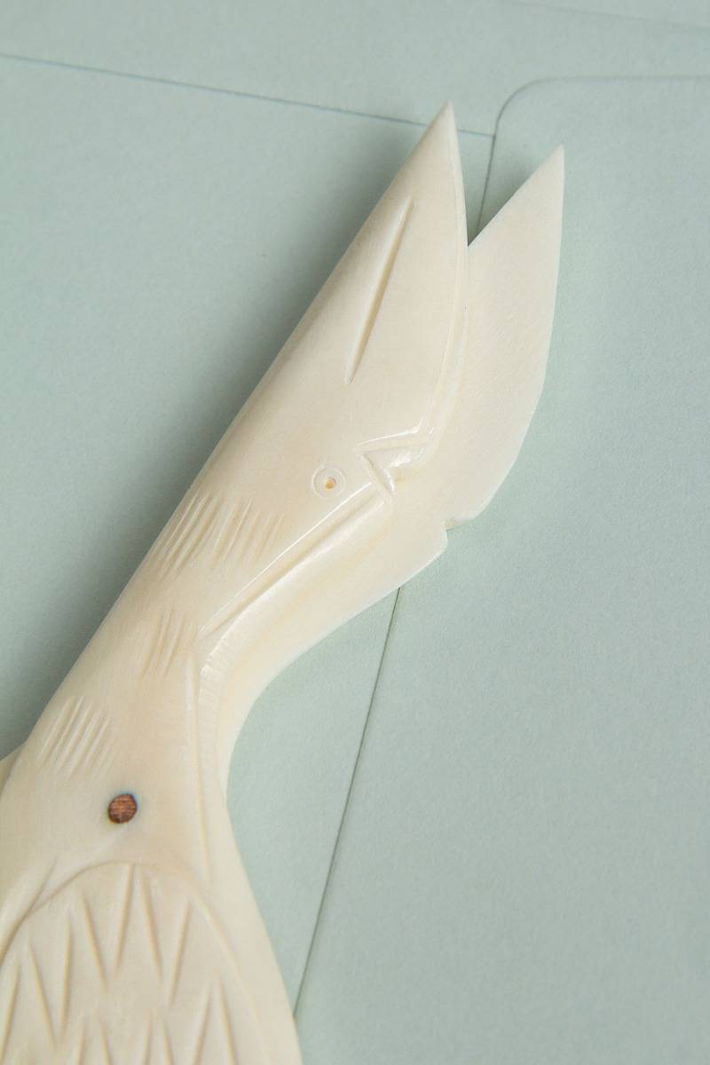 Hand-Carved Drongo Scissors
