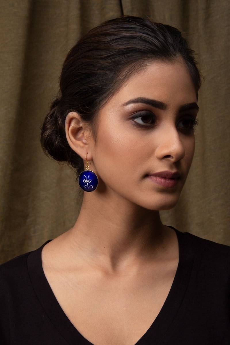 Kairav Azure Earrings
