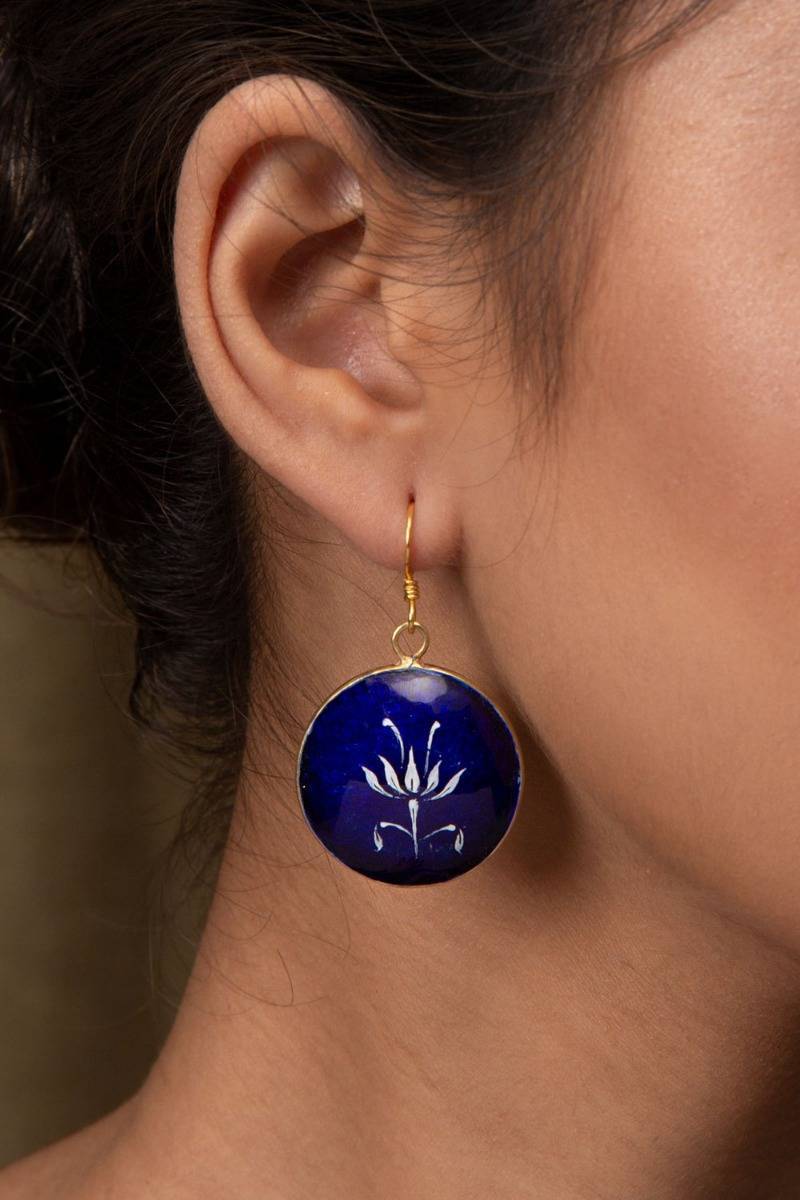 Kairav Azure Earrings