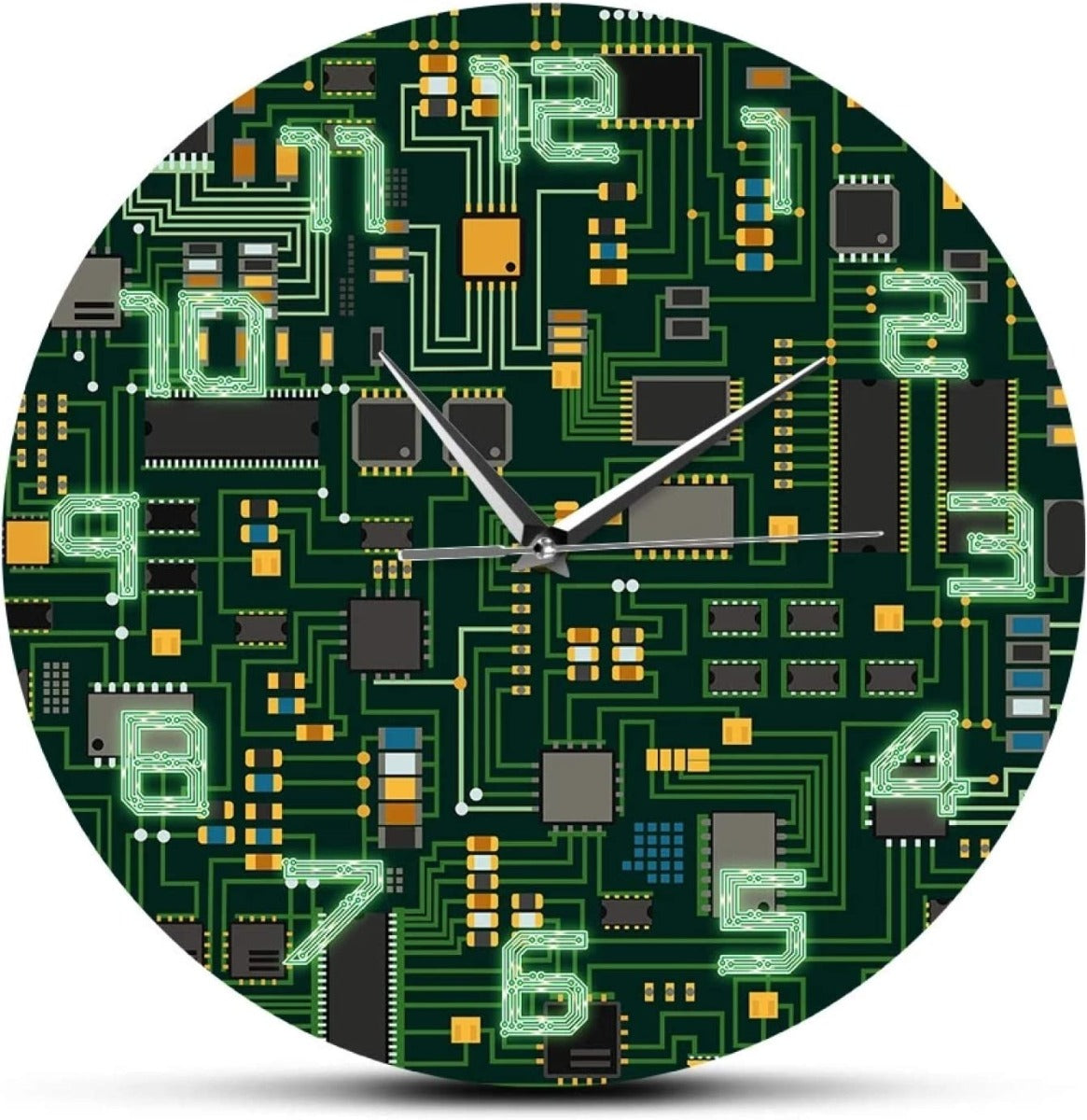 Enamelling clock