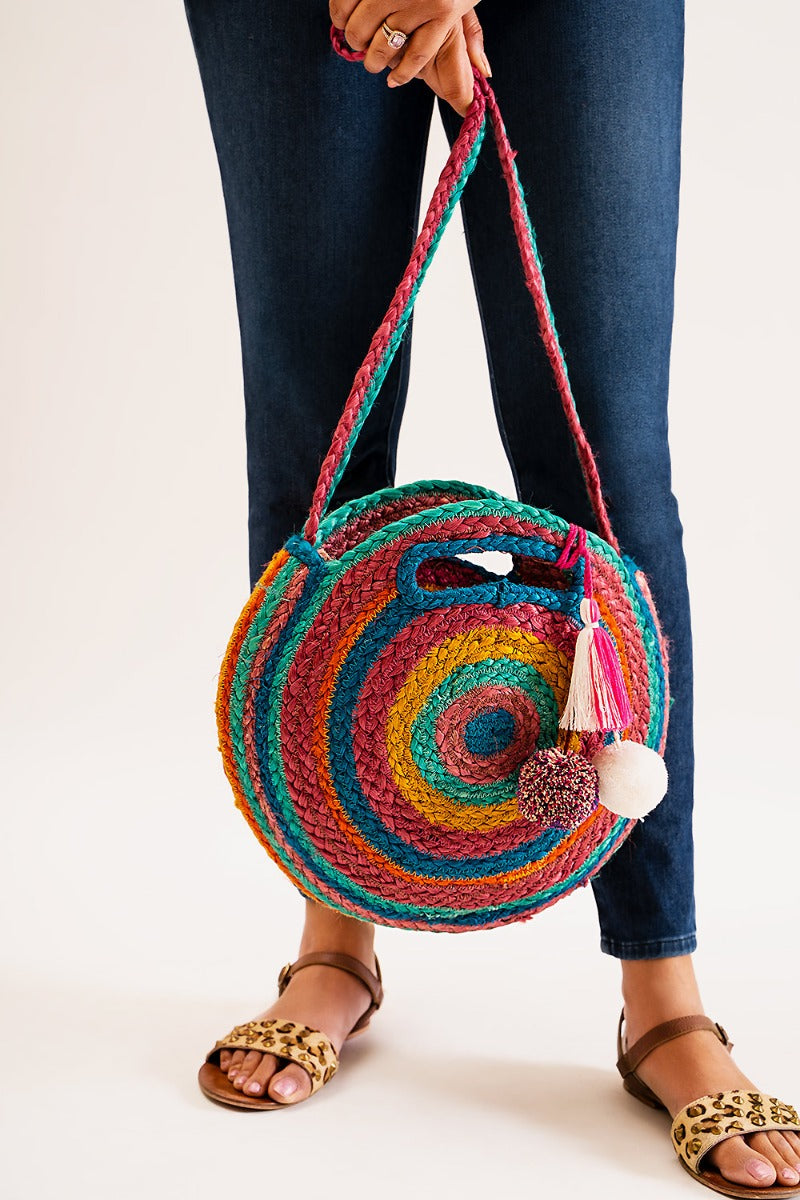 Circle Of Life Jute Bag