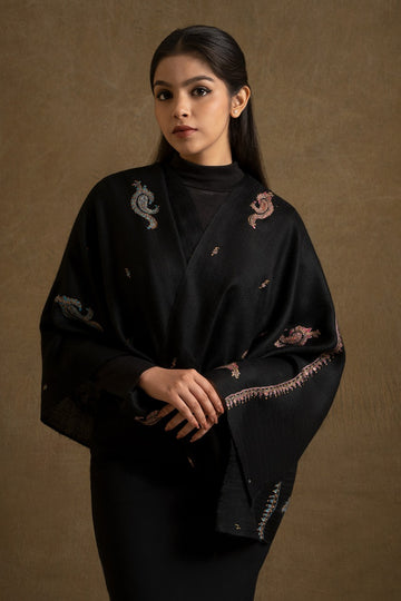 Black Beauty Pashmina Stole