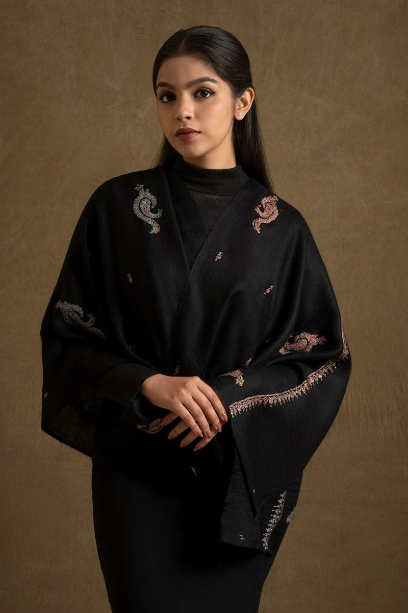 Black Beauty Pashmina Stole