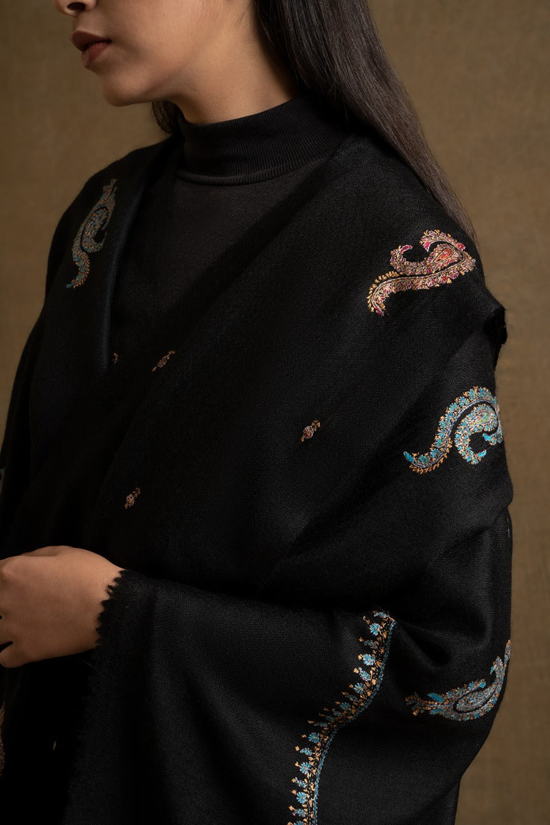 Black Beauty Pashmina Stole