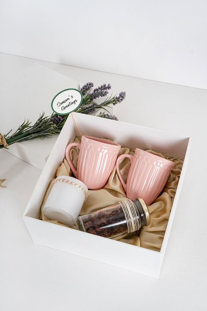 Ceramic Mugs Hamper Box