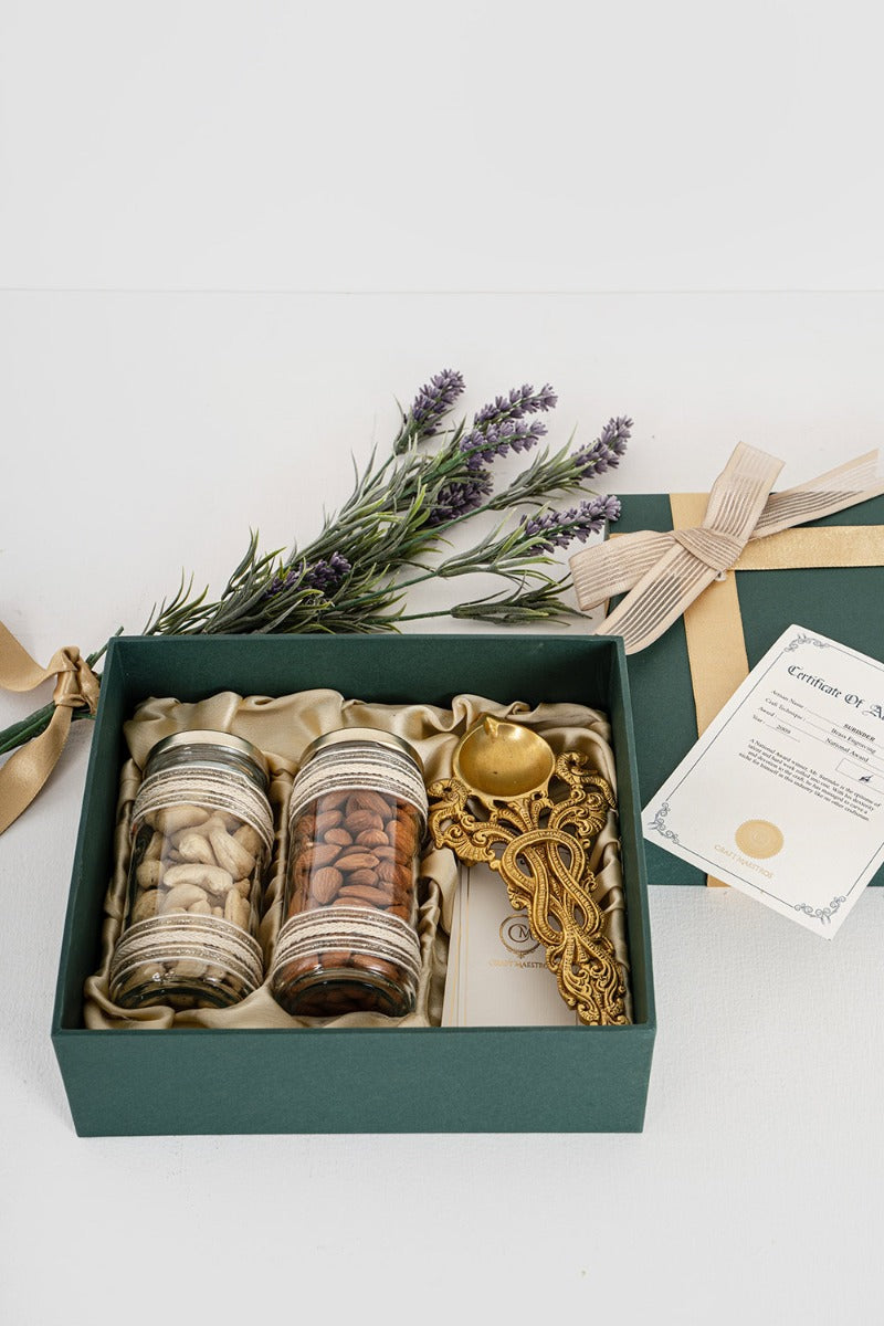 Aralyn Brass Diya Gift Hamper Box