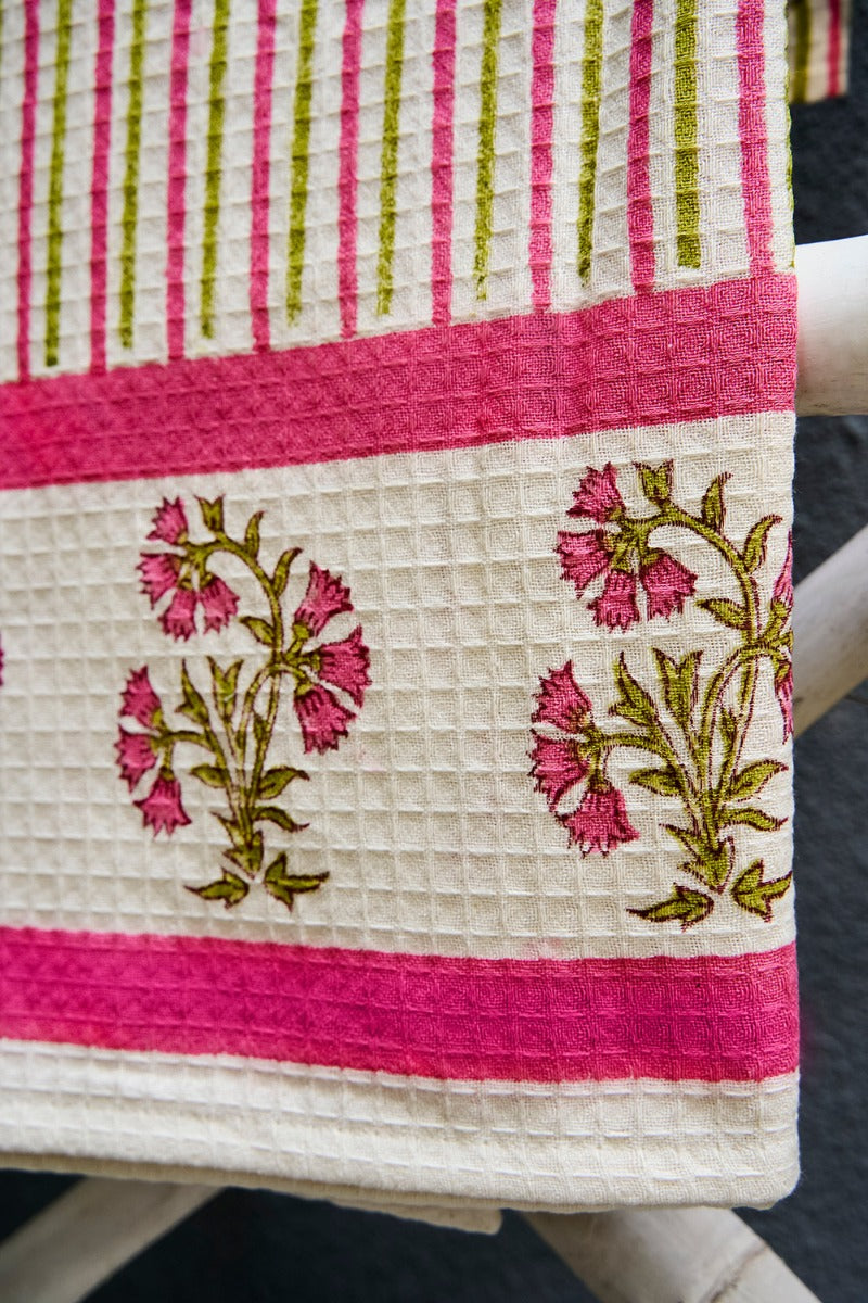 Elsie Block Print Towel