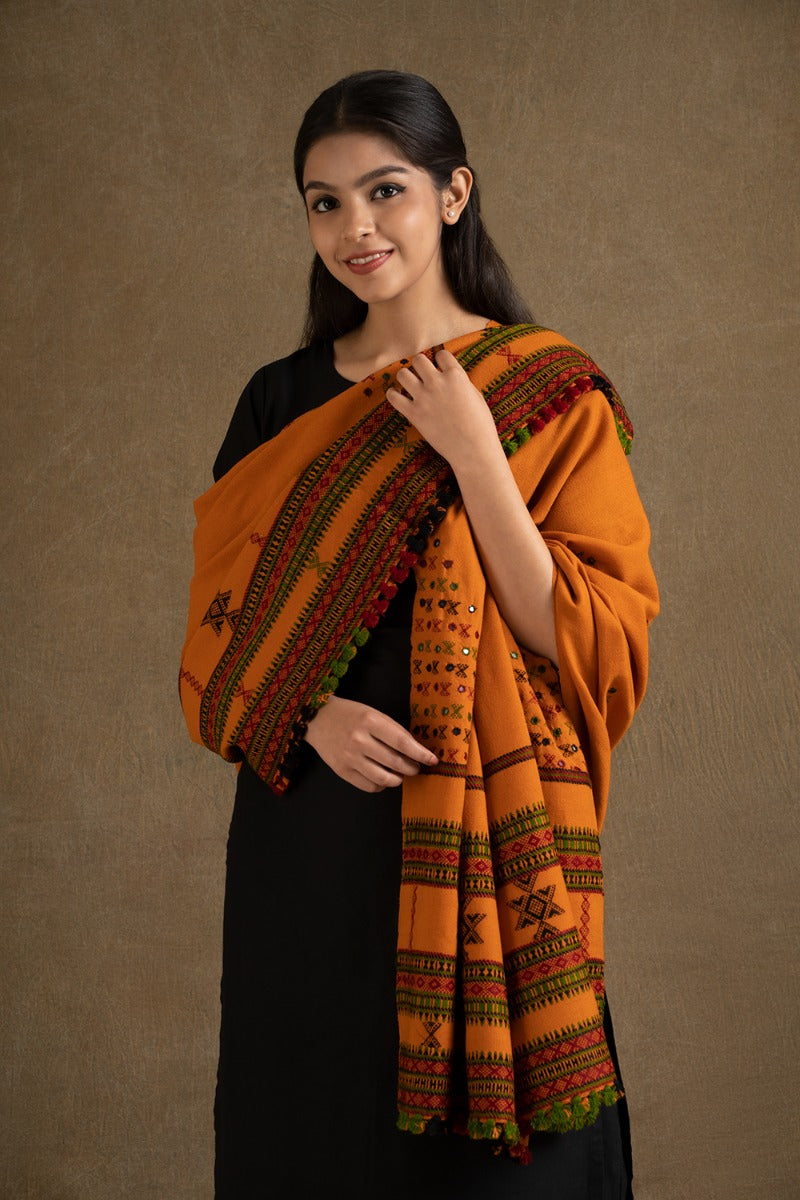 Raas Rangela Kutch Weave Shawl