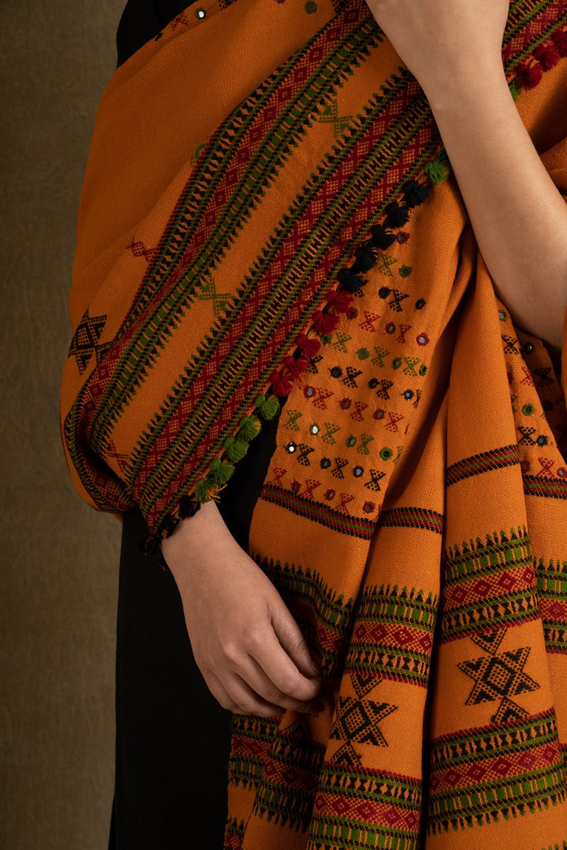 Raas Rangela Kutch Weave Shawl