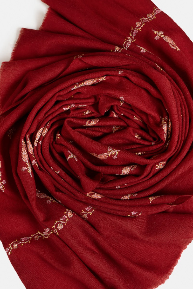 Crimson Crush Woolen Stole