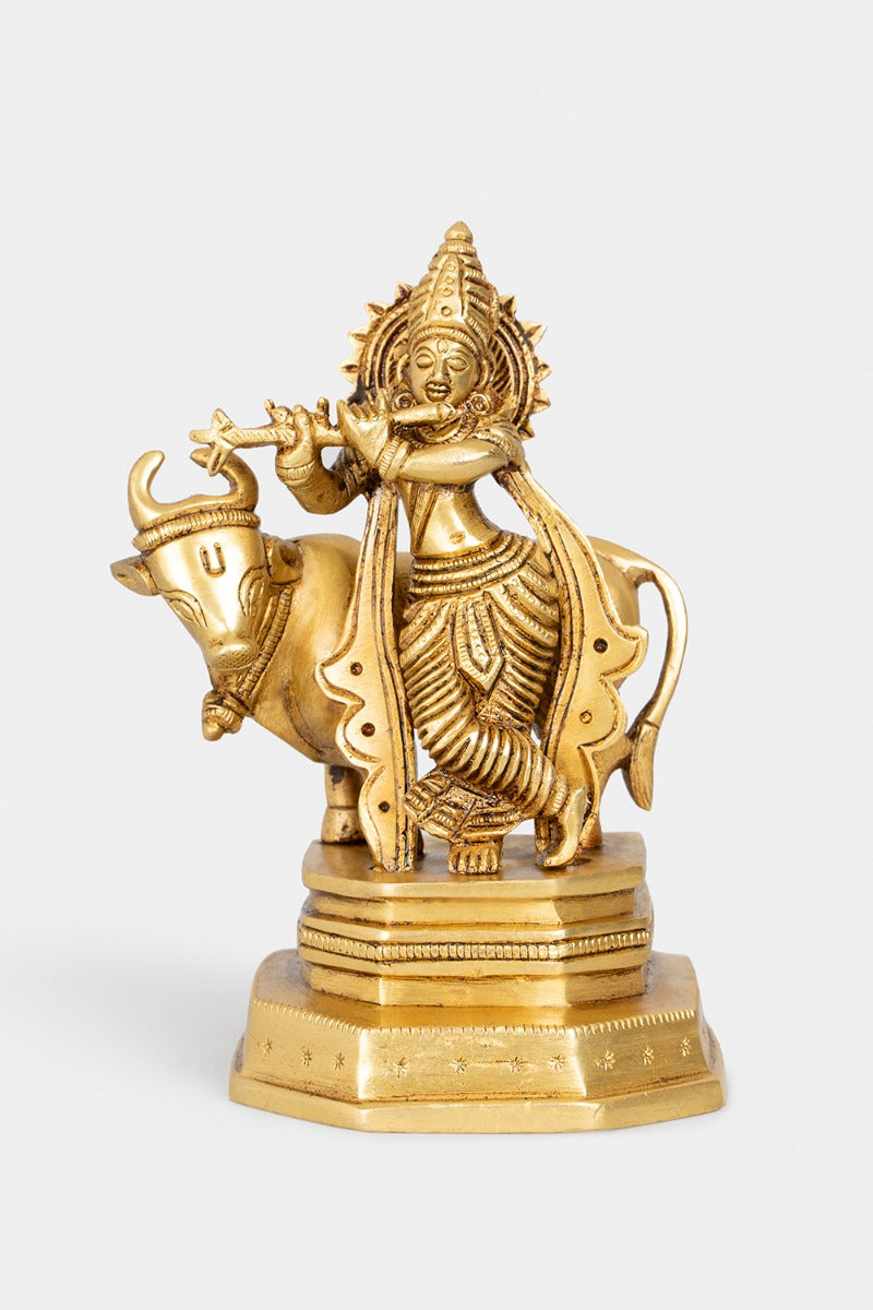 Sacred Companionship Brass Engraved Figure