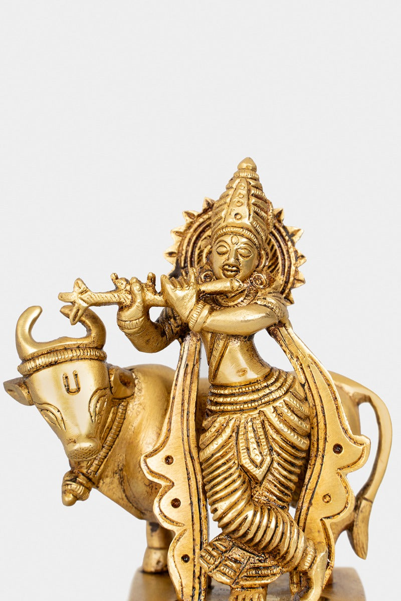 Sacred Companionship Brass Engraved Figure