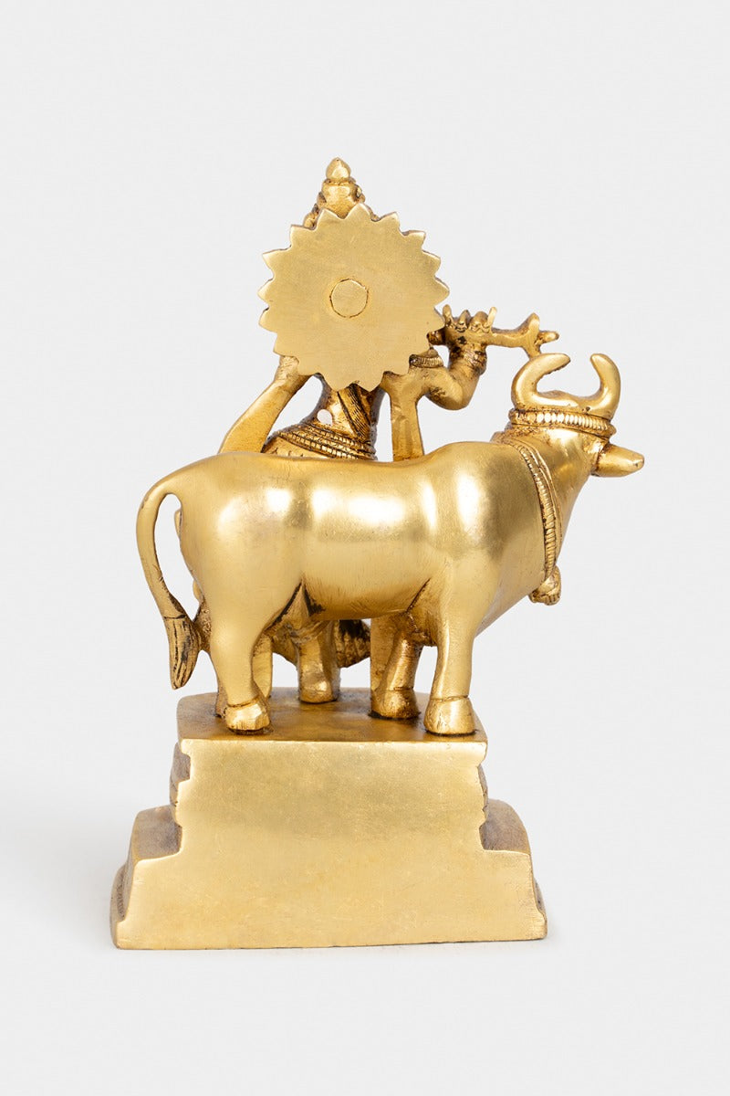 Sacred Companionship Brass Engraved Figure