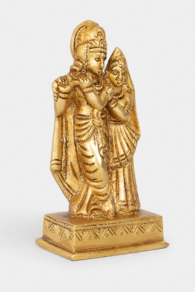 Eternal Love Brass Engraved Statue