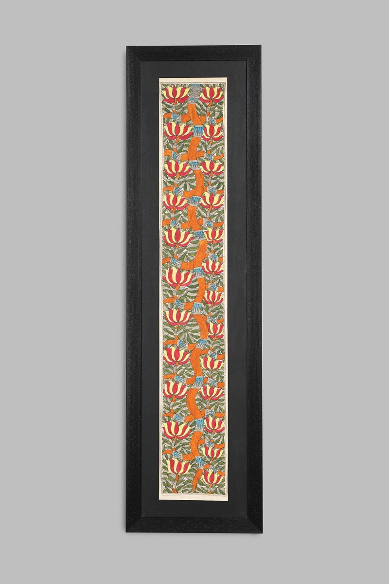 Pankaj Madhubani Art ( 34" x 9.5")