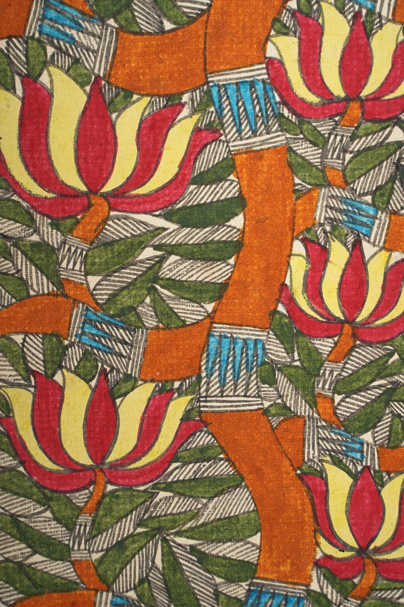 Pankaj Madhubani Art ( 34" x 9.5")