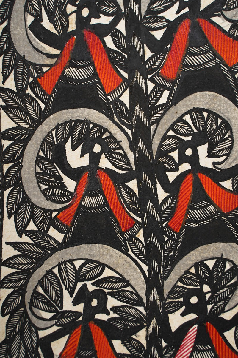 Annam Madhubani Art ( 34" x 9.5" )