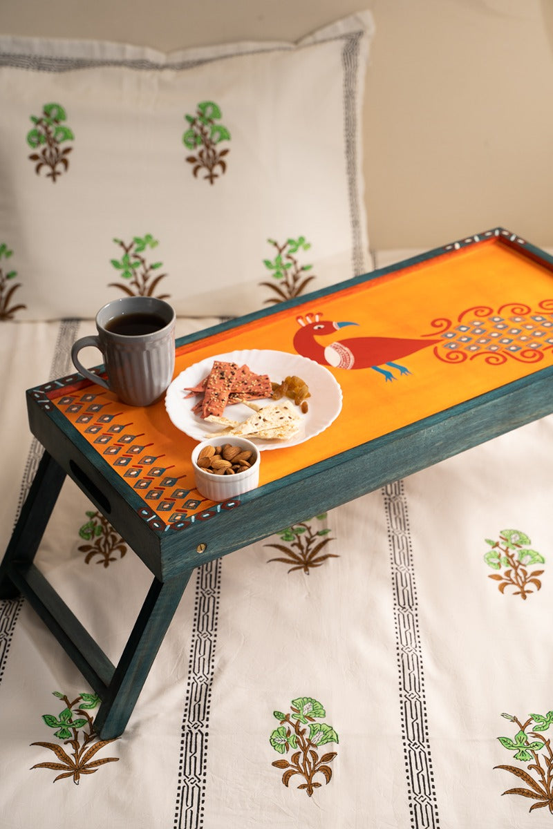 Artsy Multi-Colored Tray Table (Foldable)