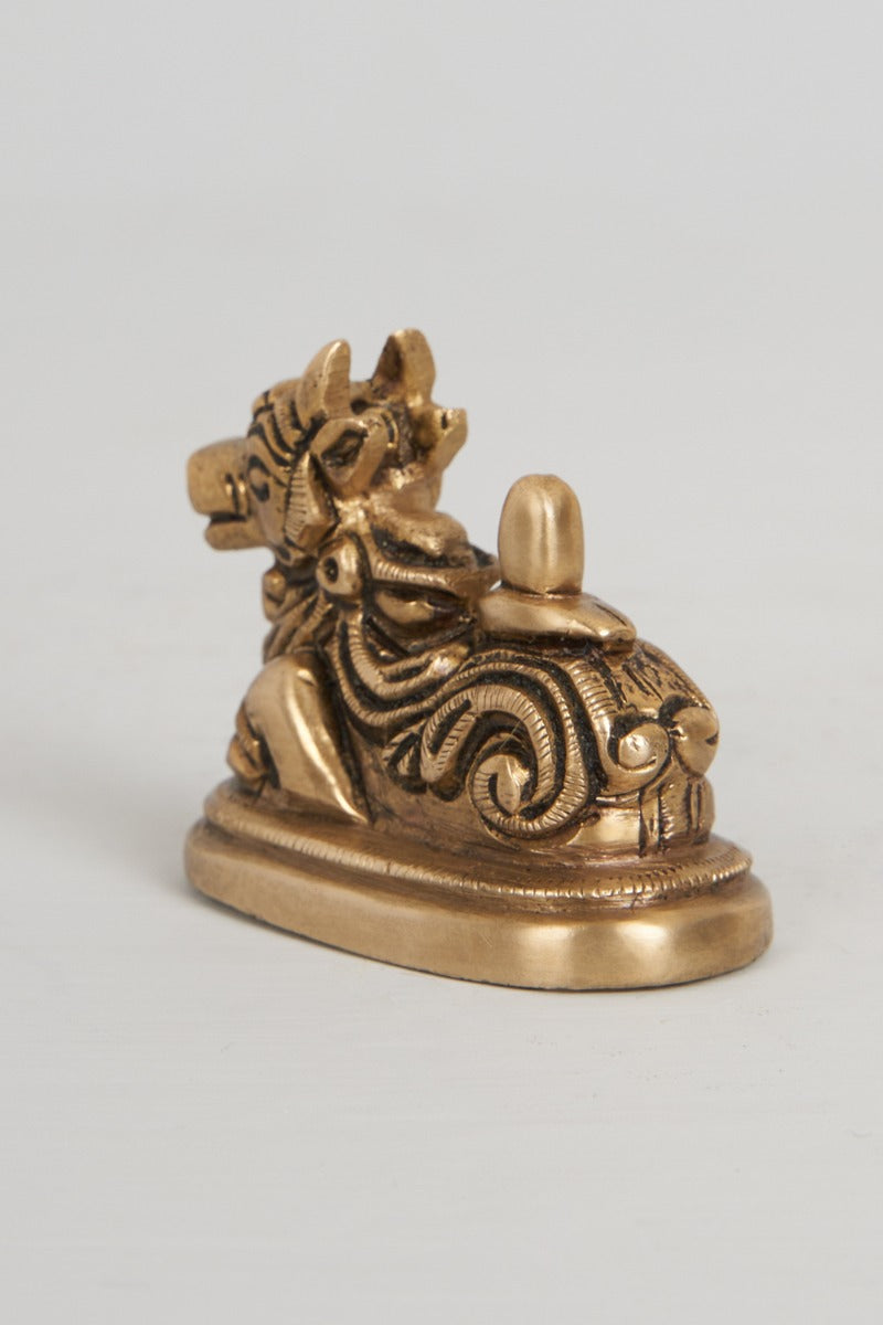 Sacred Bull Brass Nandi Accent
