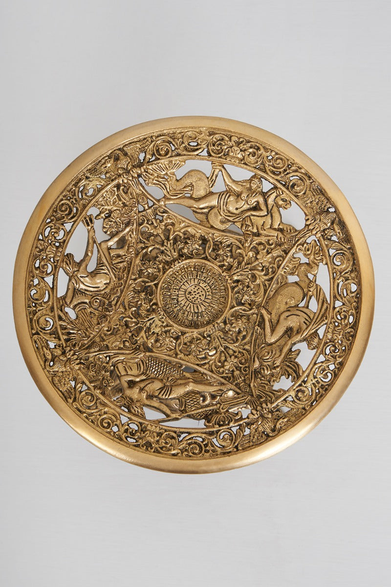 Regal Harvest Brass Display Stand