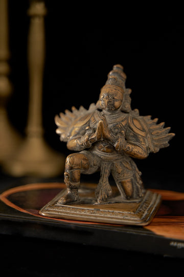 Divine Guardian Brass Garud Figurine