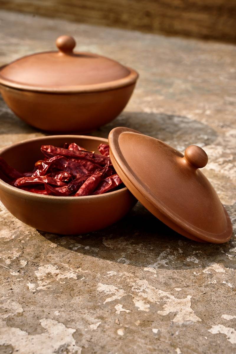 Zeyar Terracotta Serving Bowl ( 500 ml)