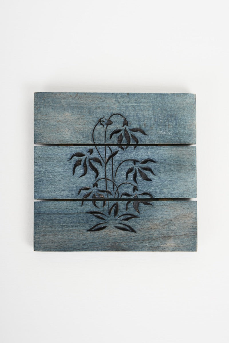 Snowdrop Wooden Trivet