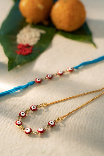 Parisa Handcrafted Rakhi Set