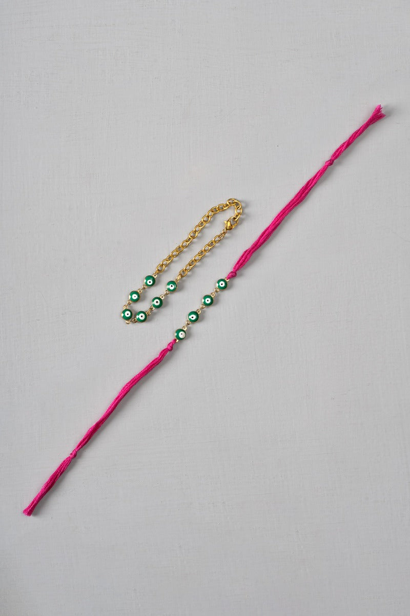 Nousha Handcrafted Rakhi Set