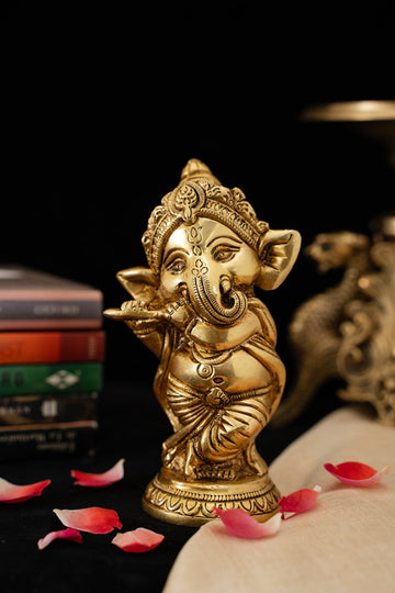 Bhola Baby Ganesha (Brass)