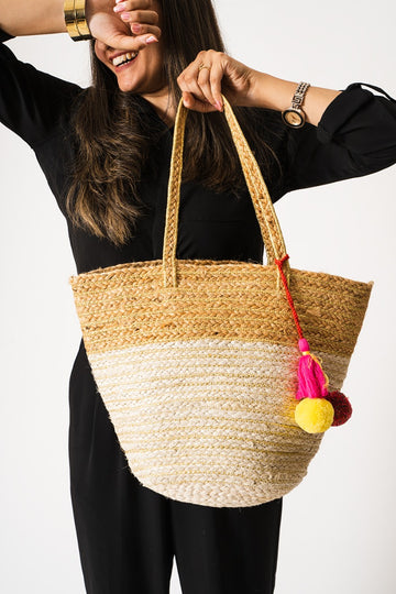 Full Of Life Jute Tote