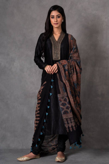 Paeez  Mumul Ajrakh Dupatta