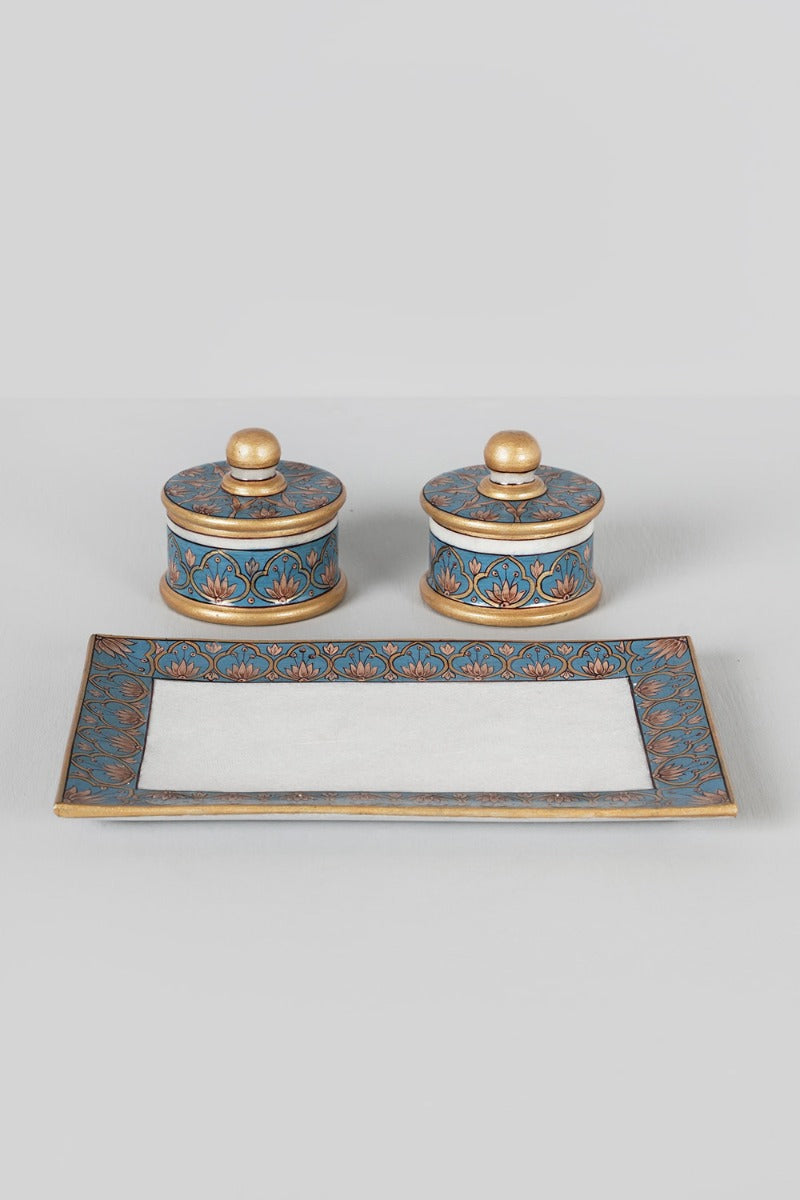 Ira Plate and Jar set