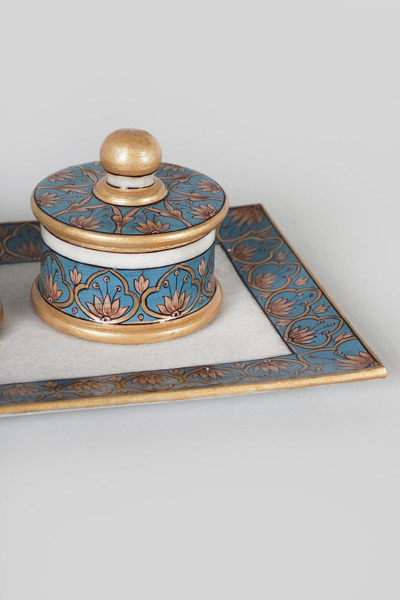 Ira Plate and Jar set