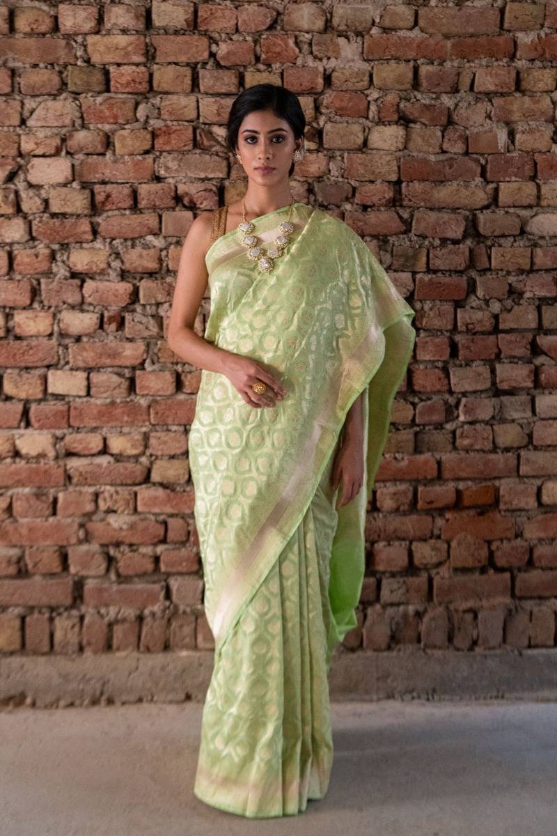 Tabassum Banarasi Saree (with Blouse)