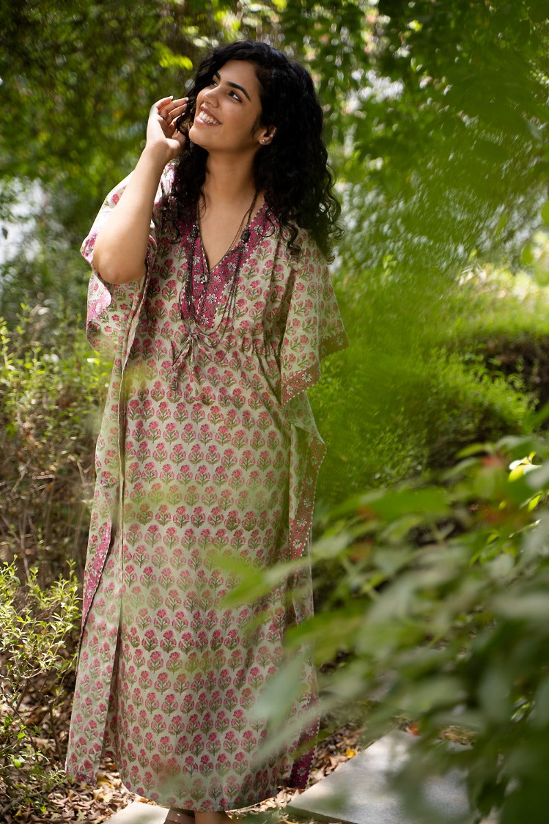 Ethnic Beauty Women's Long Kaftan