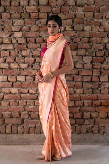 Tishnagi Banarasi Saree (with Blouse)