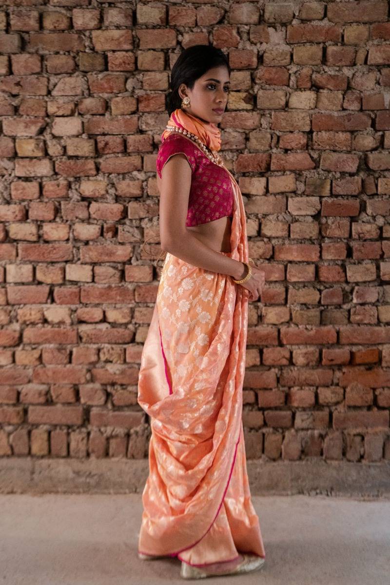 Tishnagi Banarasi Saree (with Blouse)